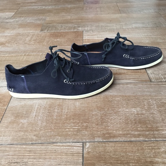 SOLD Paul Smith 🥀 Suede & Leather Boat Shoes - Picture 3 of 8